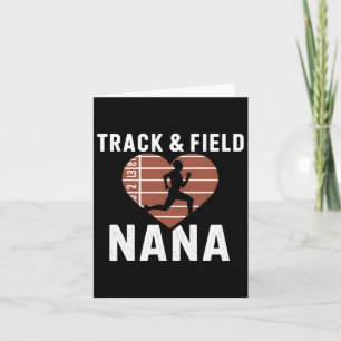 Carte Nana Athlétisme Grand-mère Athlète fière Mères