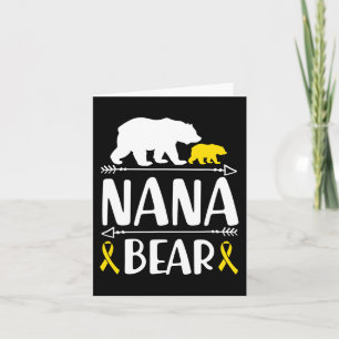 Carte Nana Bear Grandma De Sensibilisation Au Cancer Che