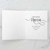 Carte Nana Calligraphy 3 Photo Joyeux anniversaire (Intérieur)