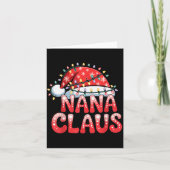 Carte Nana Claus Christmas Family Matching Grandma Holid (Devant)