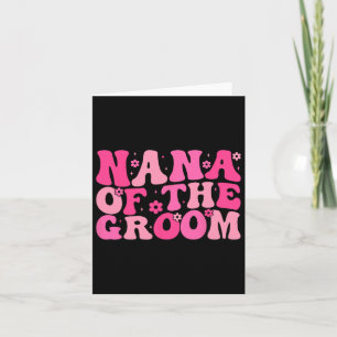 Carte Nana De La Groom Mariage Fête Famille Costume Ret