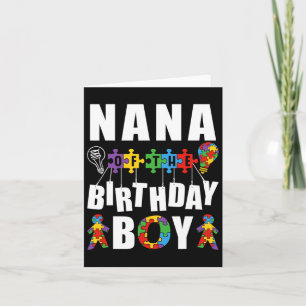 Carte Nana De L'Anniversaire Sensibilisation sur l'autis