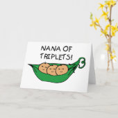 Carte Nana de Triplets Pod (Fleur jaune)