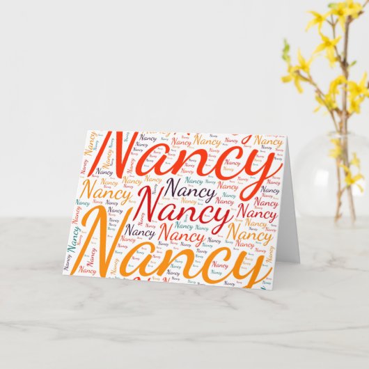 Carte Nancy (Fleur jaune)