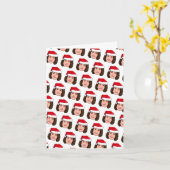 Carte NANCY PELOSI Noël (Fleur jaune)