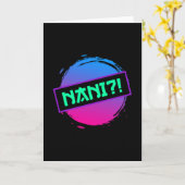 Carte Nani ! ? Nani Anime Memes (Fleur jaune)