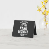 Carte NANO cadeau ingénieur (Fleur jaune)