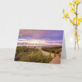 Carte Naples Beach Rive et Océan calme | Floride (Fleur jaune)