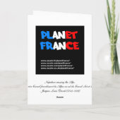 Carte Napoléon Bonaparte (Dos)