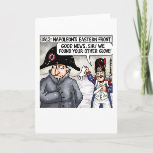 Carte Napoléon récupère son gant perdu !
