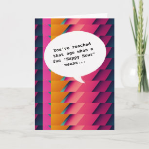 Carte Napping Happy Hour Obtenir Vieux Amusant Anniversa