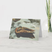 Carte Naptime Canard mignonne Anniversaire tardif (Devant)