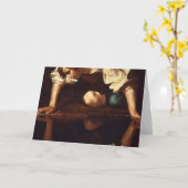 Carte Narcisse Caravaggio (Fleur jaune)