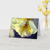 Carte Narcissus Daffodil Fête de la Mère (Fleur jaune)