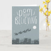 Carte N'arrêtez pas de croire (Fleur jaune)