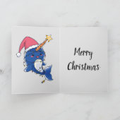 Carte Narval de Noël (Intérieur)