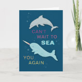 Carte Narwhal Dolphin Friends (Devant)