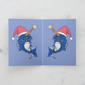 Carte Narwhale de Noël (Intérieur)