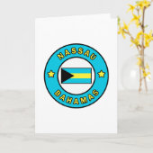 Carte Nassau Bahamas (Fleur jaune)