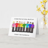 Carte National Bruce Day May 14th (Fleur jaune)