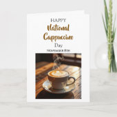 Carte National Cappuccino Day | November 8th (Devant)