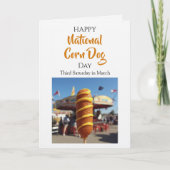 Carte National Corn Dog Day | Third Saturday in March (Devant)