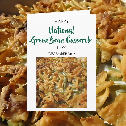 Carte National Green Bean Casserole Day Dec 3rd