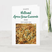 Carte National Green Bean Casserole Day Dec 3rd (Devant)