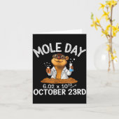 Carte National Mole Day Animal Mammal Mole Whisperer (Fleur jaune)