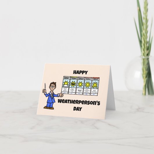 Carte nationale de jour pour les météo - Homme (Devant)