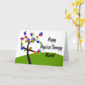 Carte nationale du mois de la physiothérapie (Fleur jaune)