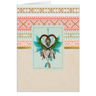 Carte Native American Dreamcatcher Toutes les occa