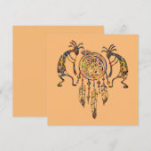 Carte Native American Kokopelli (Devant / Derrière)