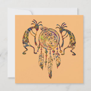 Carte Native American Kokopelli