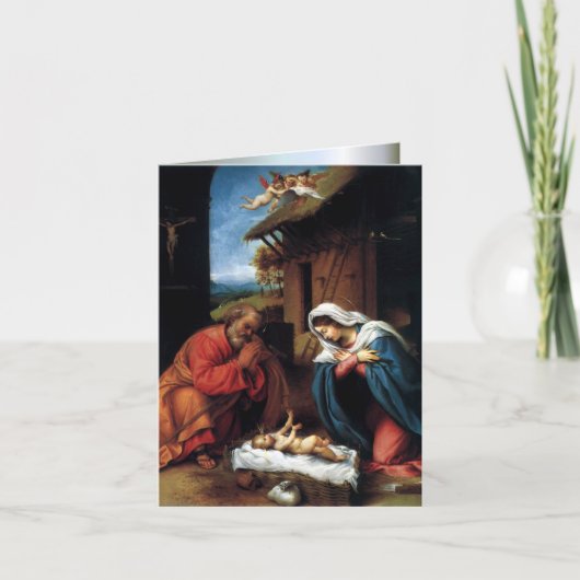 Carte Nativité (Devant)