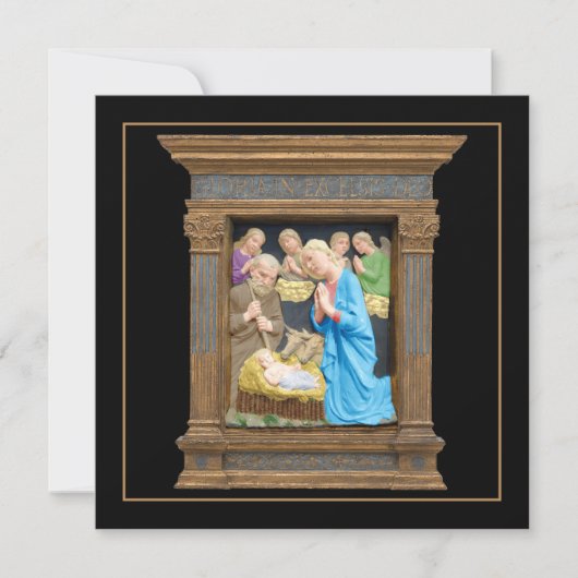 Carte NATIVITÉ Luca Della Robbia (Devant)