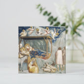 Carte Nativité (Naissance de Jésus-Christ) (par Giotto) (Debout devant)