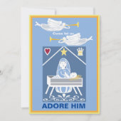 Carte Nativité Noël (Devant)