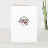 Carte Nativité vintage Jésus avec les anges (Dos)