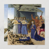 Carte NATIVITY OF JESUS, ANGELS by PIERO DELLA FRANCESCA (Devant / Derrière)