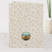 Carte Nativity Scene "Merry Christmas & Happy New Year" (Dos)