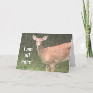 CARTE N'ATTENDEZ PAS D'ENTENDRE *VOUS VOUS SENTEZ MIEUX*