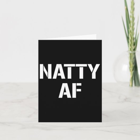 Carte Natty Af Cadeaux De Construction Physique Hommes F (Devant)