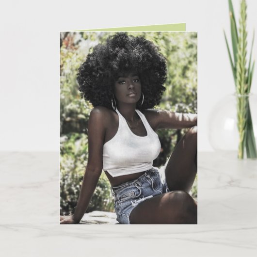 Carte Natural Beauty Blank Greeting Card (Devant)