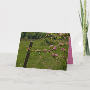 Carte nature jolie scène de campagne, rustique vos propr
