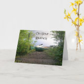 Carte Nature Lover Canoe Voyage Diplôme (Fleur jaune)