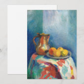 Carte Nature Morte Au Pichet En Cuivre | Henri Manguin (Devant / Derrière)