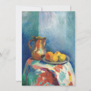 Carte Nature Morte Au Pichet En Cuivre Henri Manguin