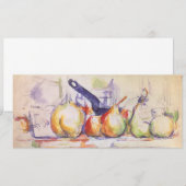 Carte Nature morte avec casserole de Paul Cezanne (Devant / Derrière)