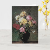 Carte Nature morte avec fleurs dans un vase par Olaf Her (Fleur jaune)